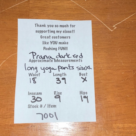 130 10/$50🏄🏻‍♀️ Prana Burgandy Yoga Flare Elastic Waist Pants - Picture 11 of 16